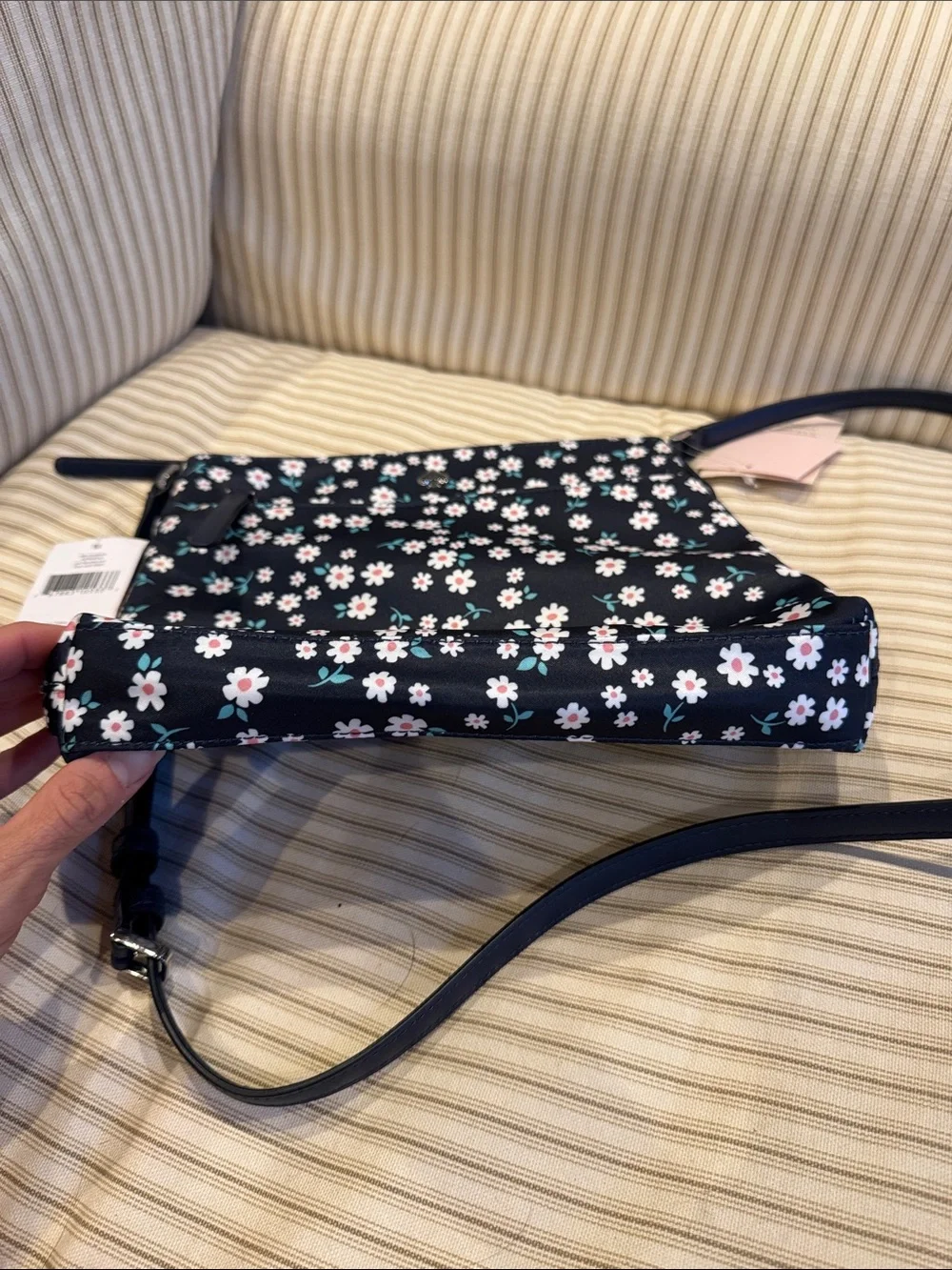 Kate spade jae flurette toss floral flat crossbody bag purse NWT